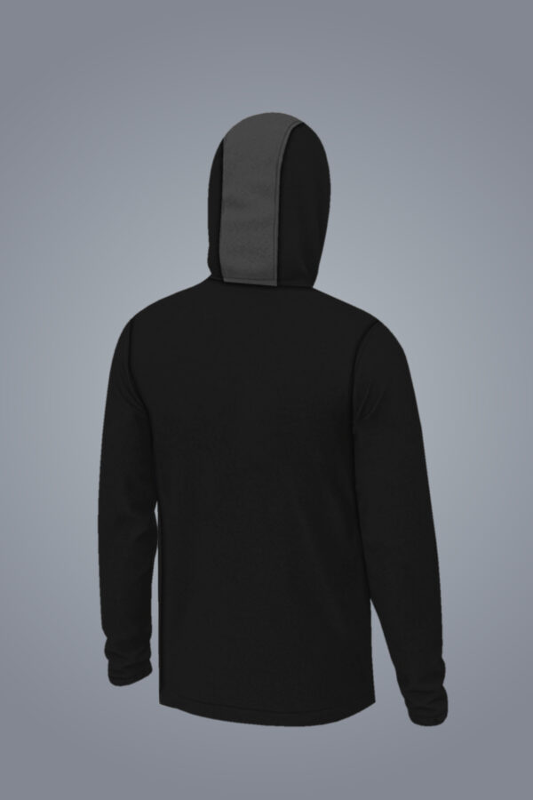 Vandal Sport x Walon Zip Hoodie Black - Image 2