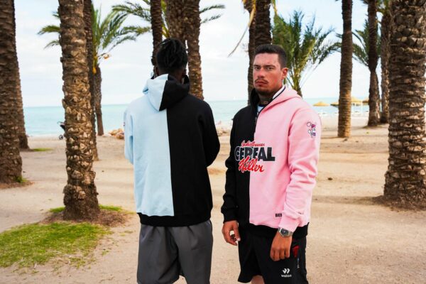 Neuköllner:innen x Walon Zip Hoodie Black/Pink - Image 4