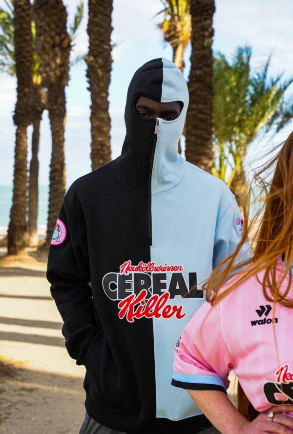 Neuköllner:innen x Walon Zip Hoodie Black/Blue - Image 3
