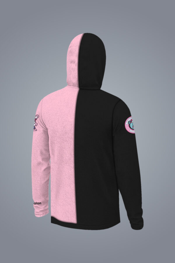 Neuköllner:innen x Walon Zip Hoodie Black/Pink - Image 2