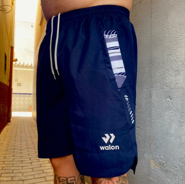 Walon Basic Shorts Navy/White - Image 5