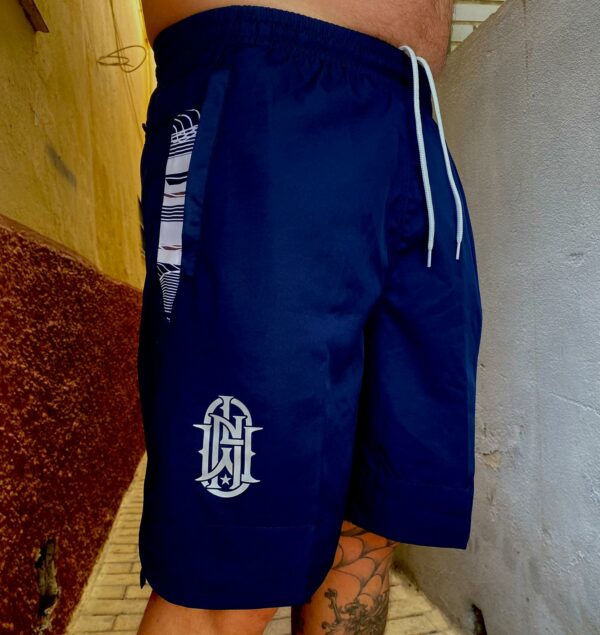 Walon Basic Shorts Navy/White - Image 3
