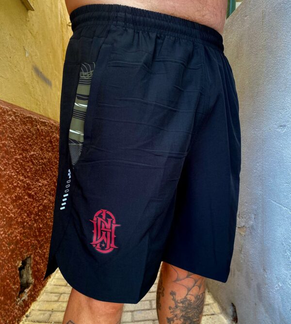 Walon Basic Shorts Black/Olive - Image 4
