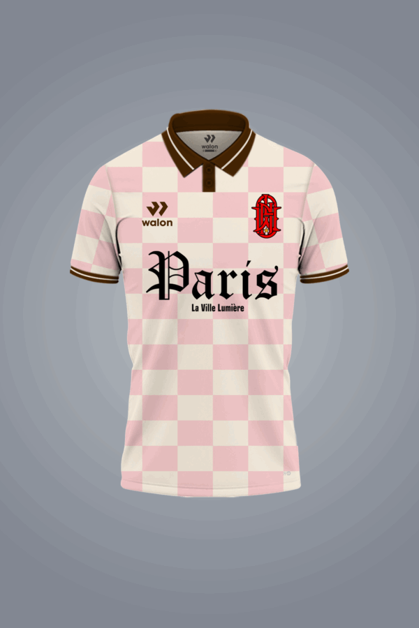 Walon Paris Football Jersey Pink - Image 2