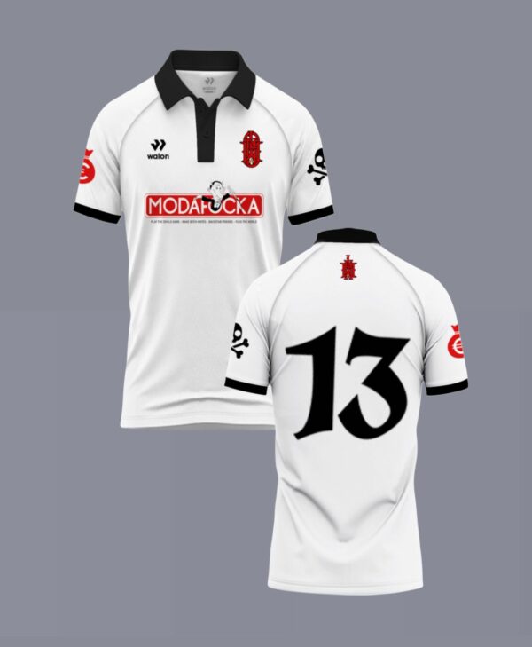 Walon Modafocka Game Football Jersey White