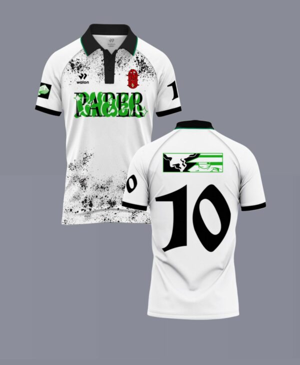 Walon Paper Chaser Football Jersey White