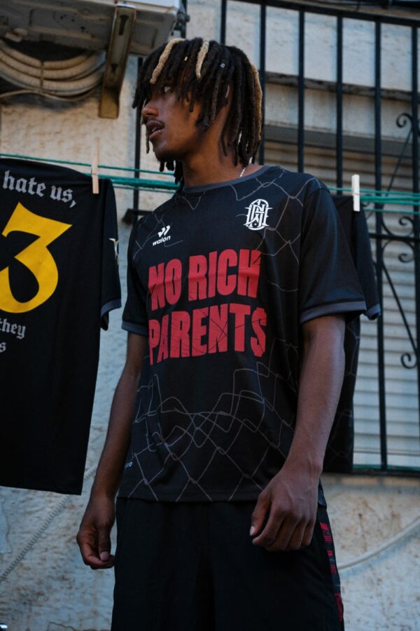 Walon No Rich Parents Football Jersey Black - Image 4