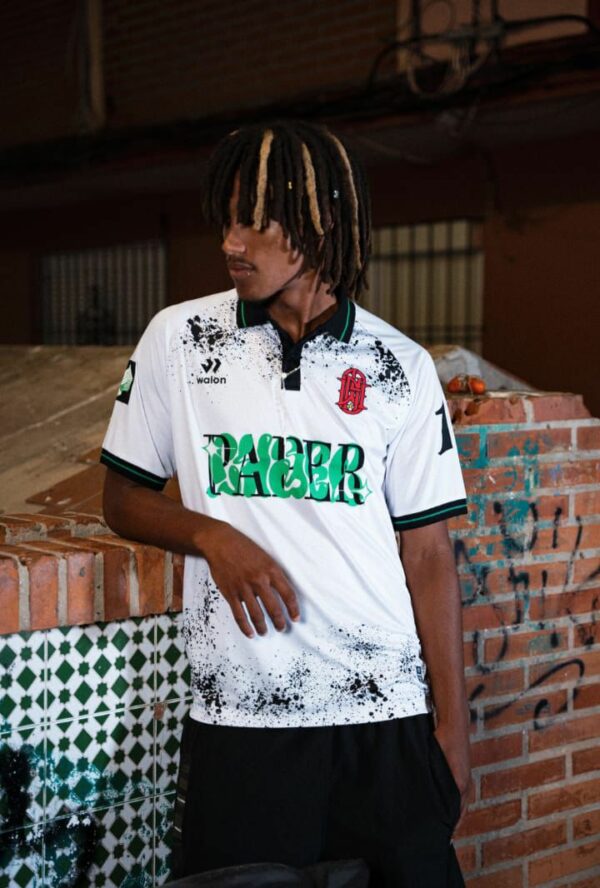 Walon Paper Chaser Football Jersey White - Image 4
