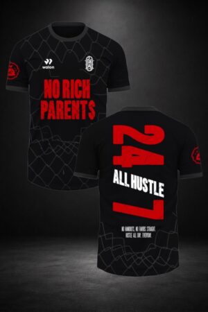 Walon No Rich Parents Football Jersey Black