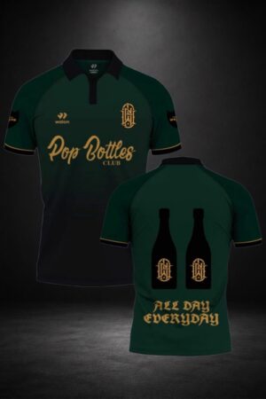 Walon Pop Bottles Football Jersey Dark Green