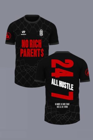 Walon No Rich Parents Football Jersey Black