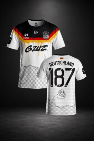 Walon x GZUZ Germany Football Jersey White