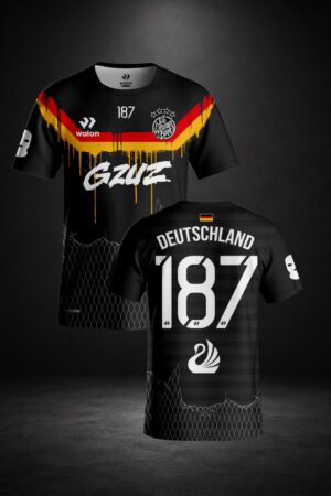 Walon x GZUZ Germany Football Jersey Black