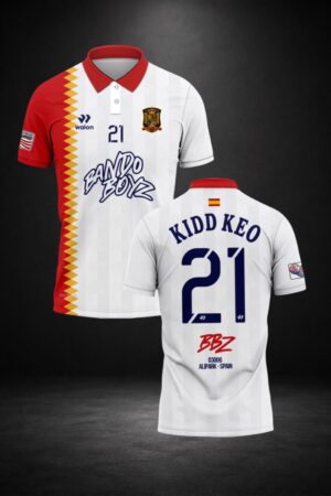 Walon x KIDD KEO Spain Football Jersey White