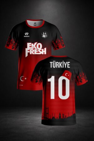 Walon x EKO FRESH Türkiye Football Jersey Red
