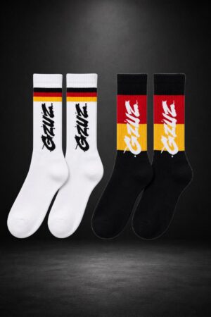 Walon x GZUZ Germany Socks Pack Black & White