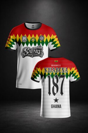 Walon x MAXWELL Ghana Football Jersey White