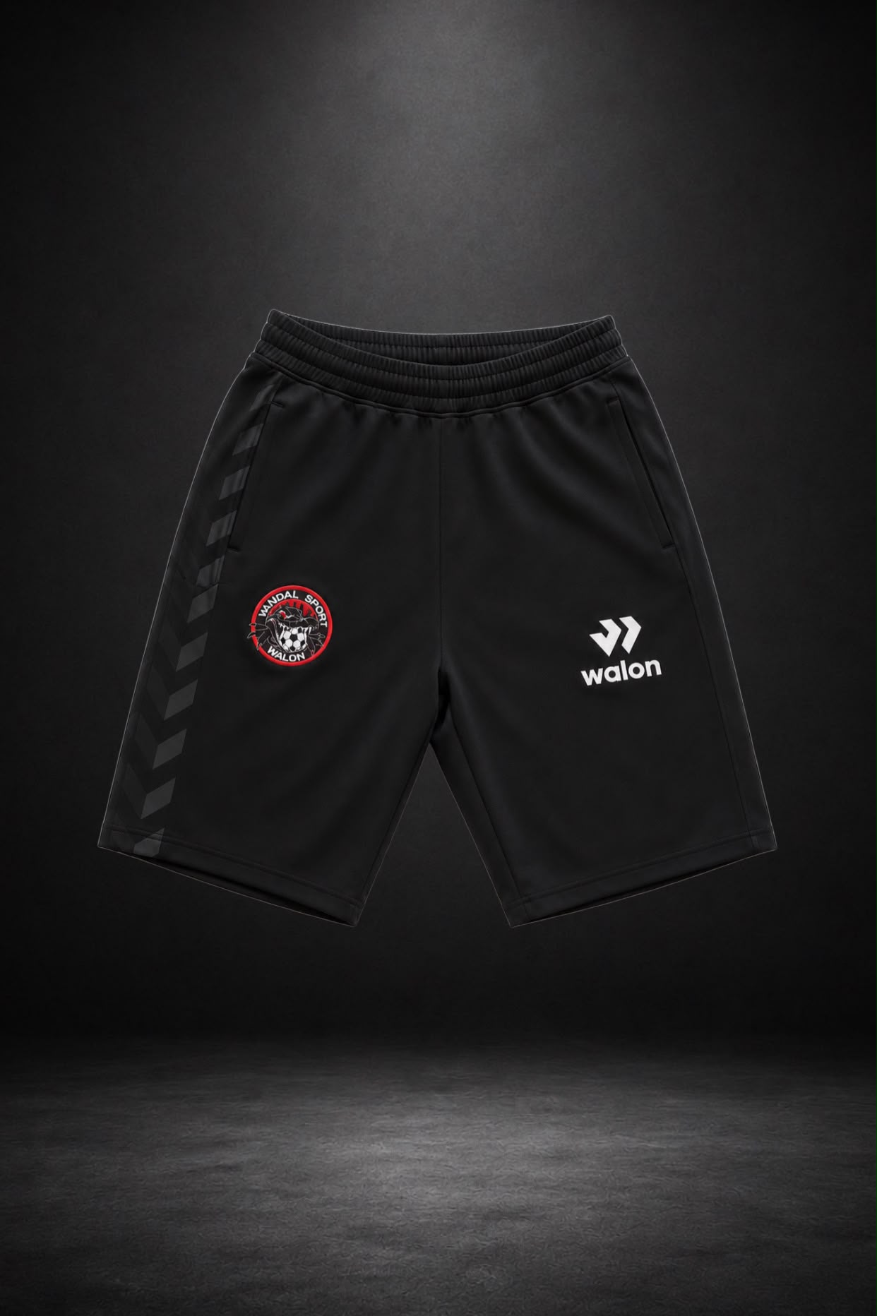 Vandal Sport x Walon Shorts Black