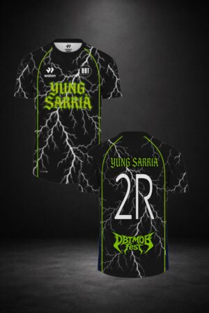 Walon x YUNG SARRIA Football Jersey Black